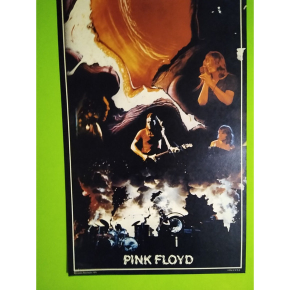 PINK FLOYD Vintage Art Prog Rock Progressive Music Poster 50 Years Old - Picture 3 of 5